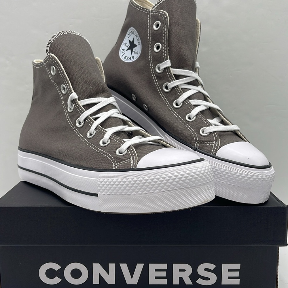 Converse WMNS High-Top Platform Sneakers A09221F CTAS LIFT HI
CHARCOAL/WHITE - Picture 4 of 16